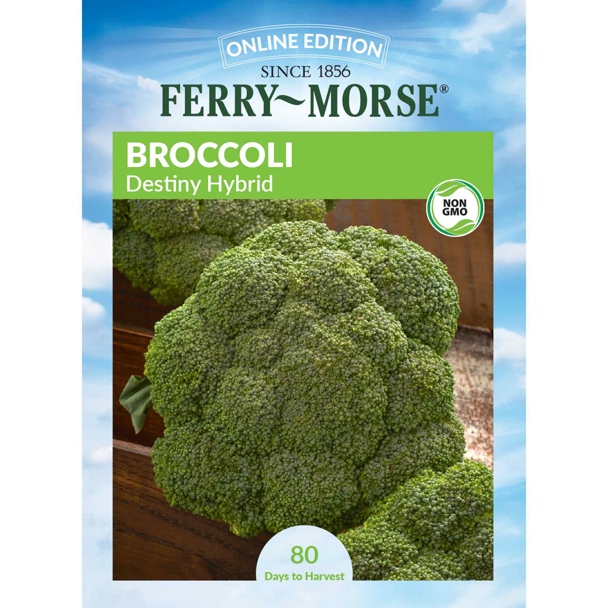Ferry-Morse broccoli destiny seed packet